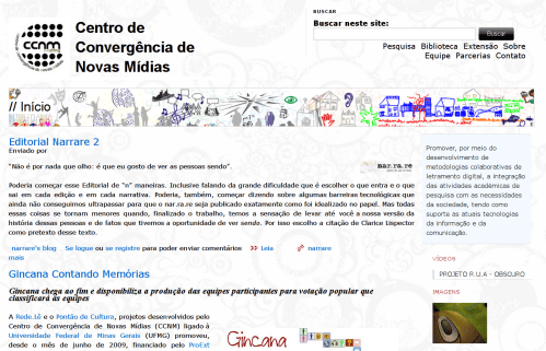 Portal Centro de Convergência de Novas Mídias