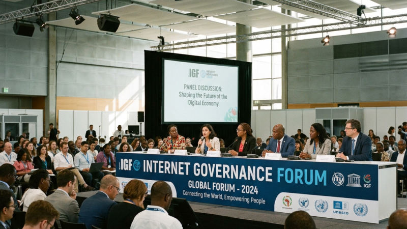 Panel discussion on shaping the future of the digital economy at the 2024 Internet Governance Forum